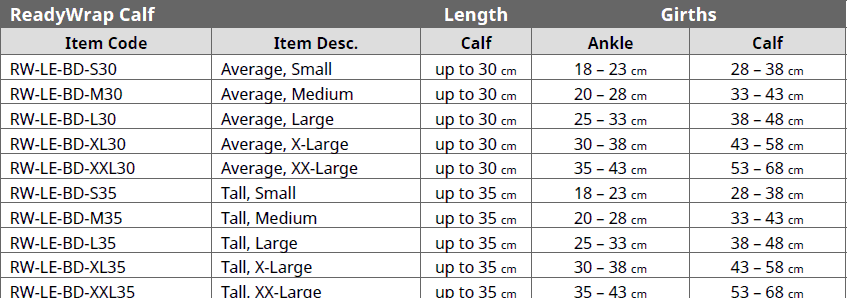 hunter calf width